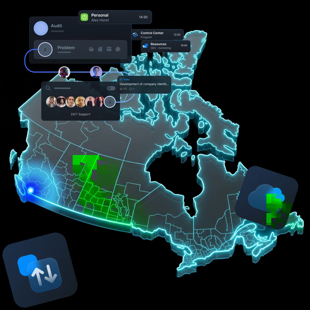 Datensynchronisation in Vancouver