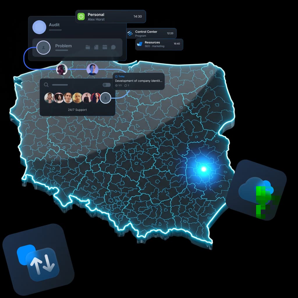 Datensynchronisation und Integrationen in Lublin