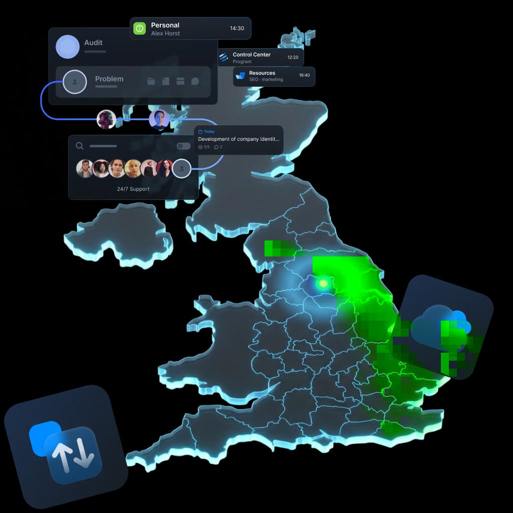 Datensynchronisierung in Leeds