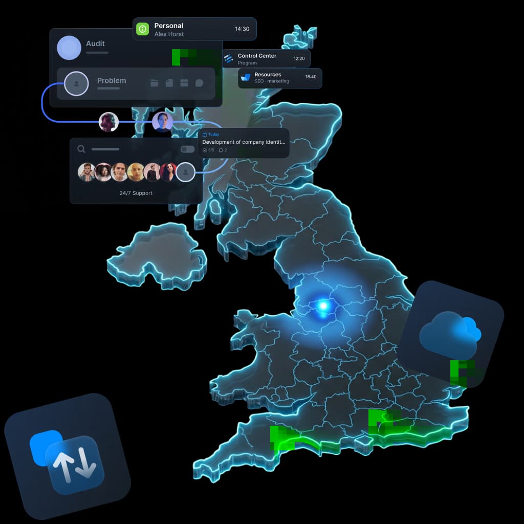 Datensynchronisierung in Manchester