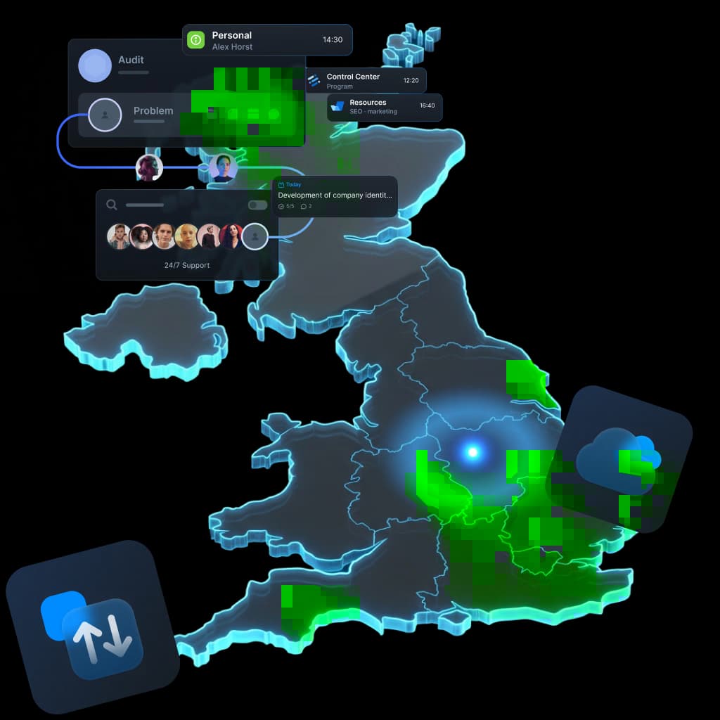 Datensynchronisierung in Nottingham
