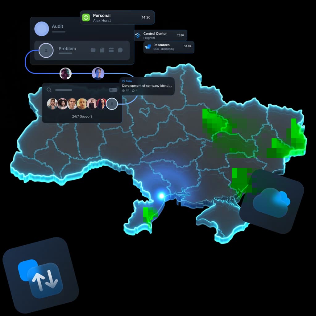 Datensynchronisation in Odessa