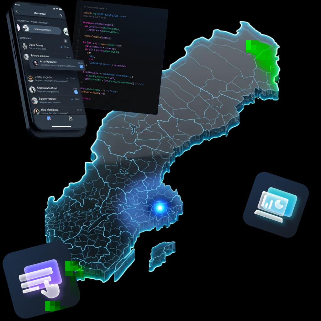 Mobile-App-Entwicklung in Schweden