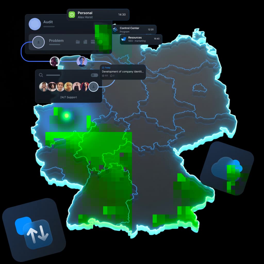 Datensynchronisation in Dortmund