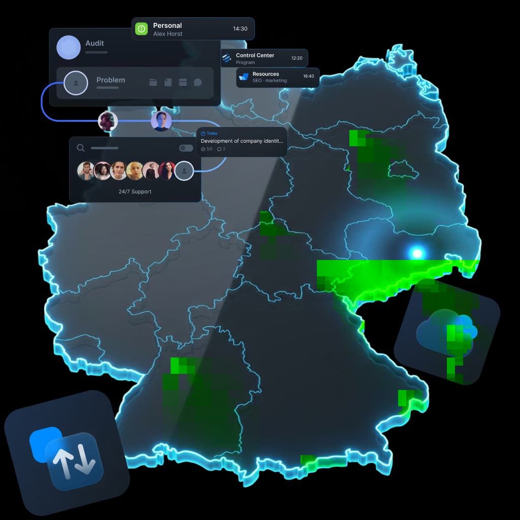 Datensynchronisation in Dresden