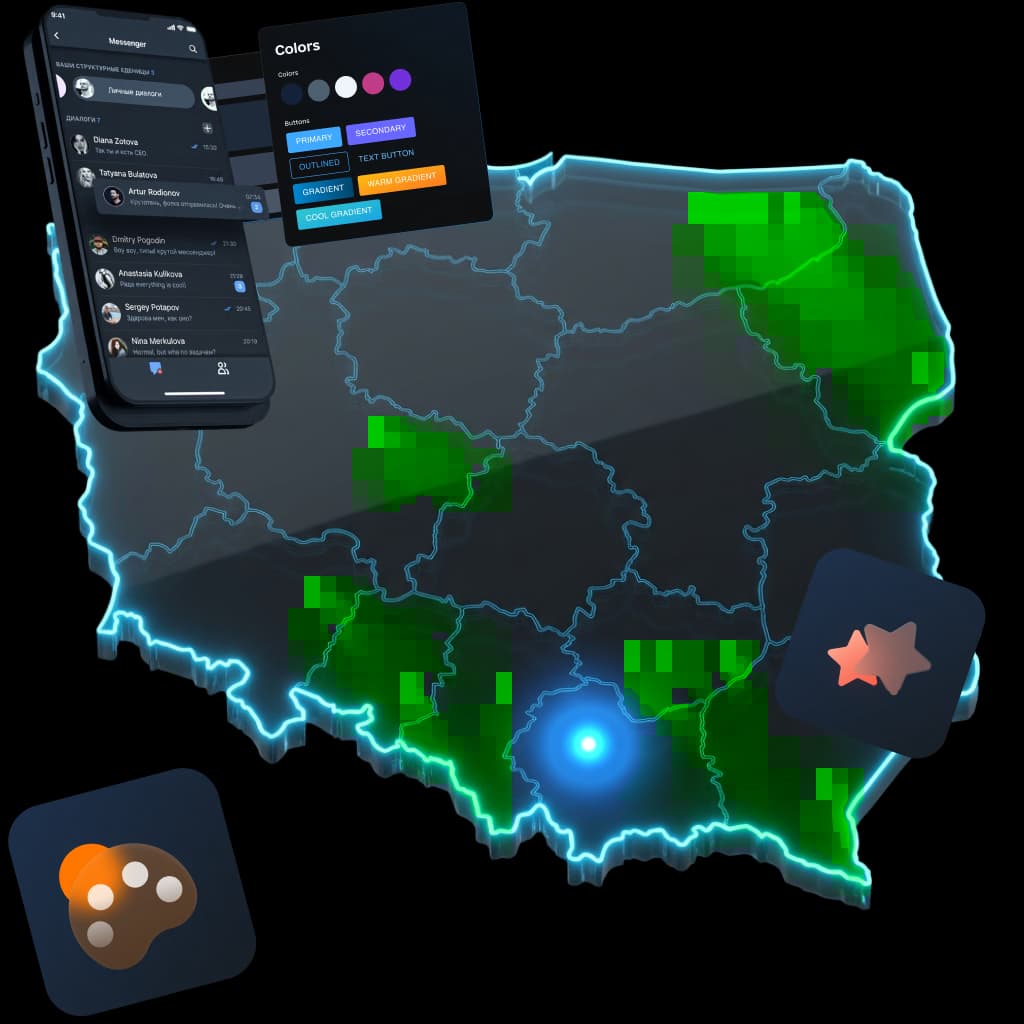 Mobile-App-Design in Krakau