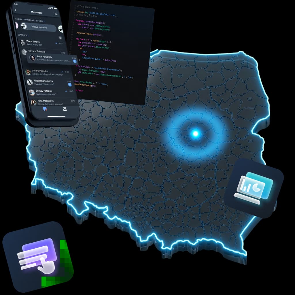 Mobile App-Entwicklung in Polen