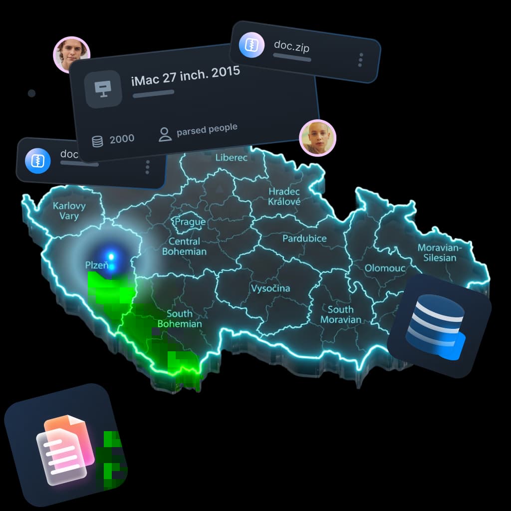 Парсинг данных в Пльзени