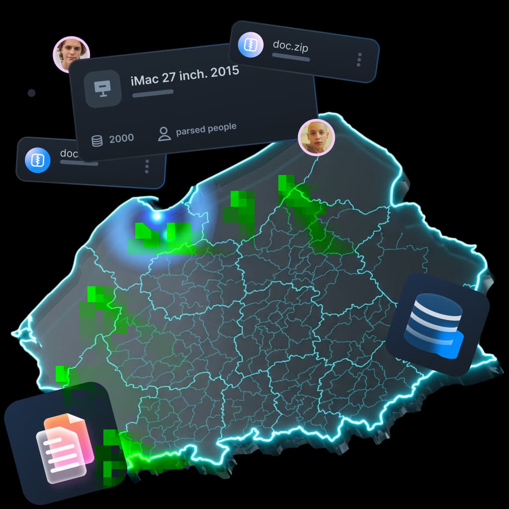 Парсинг данных в Гдыне