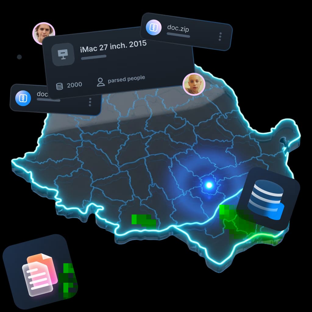 Parsowanie danych w Rumunii