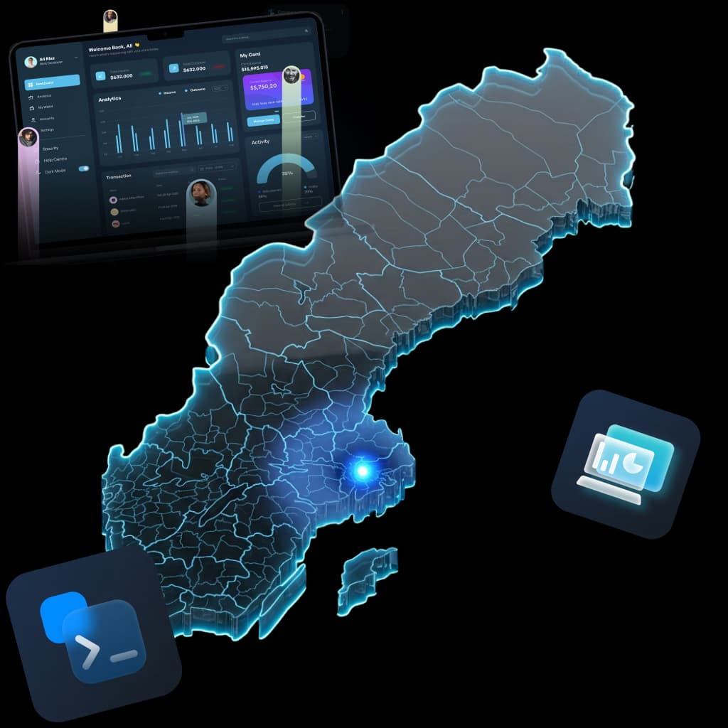 Website-Entwicklung in Schweden